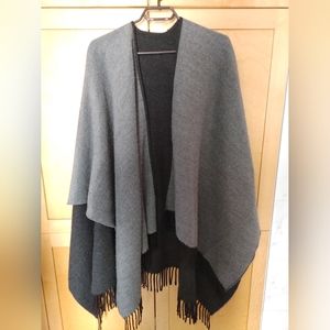 Wool poncho